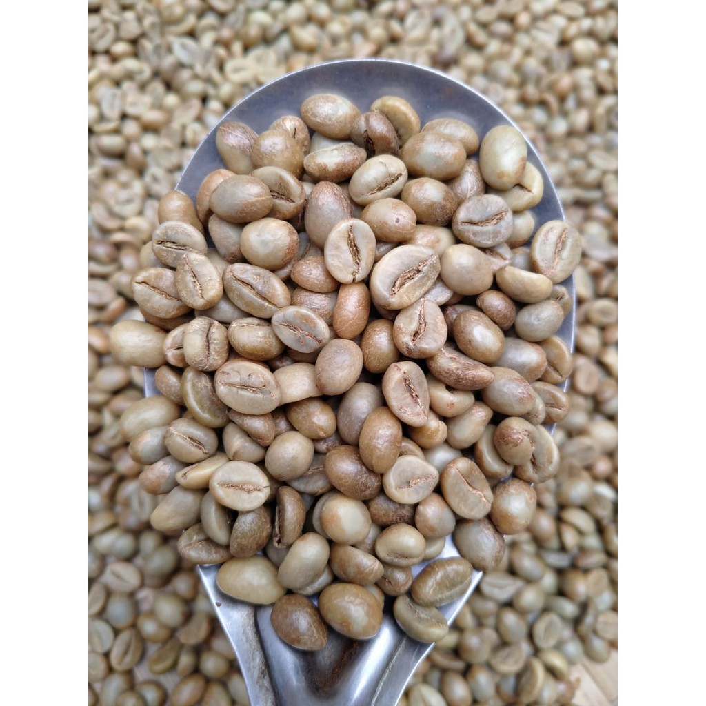 sujakopi Greenbean Robusta Dampit biji kopi mentah 100% petik merah 1kg