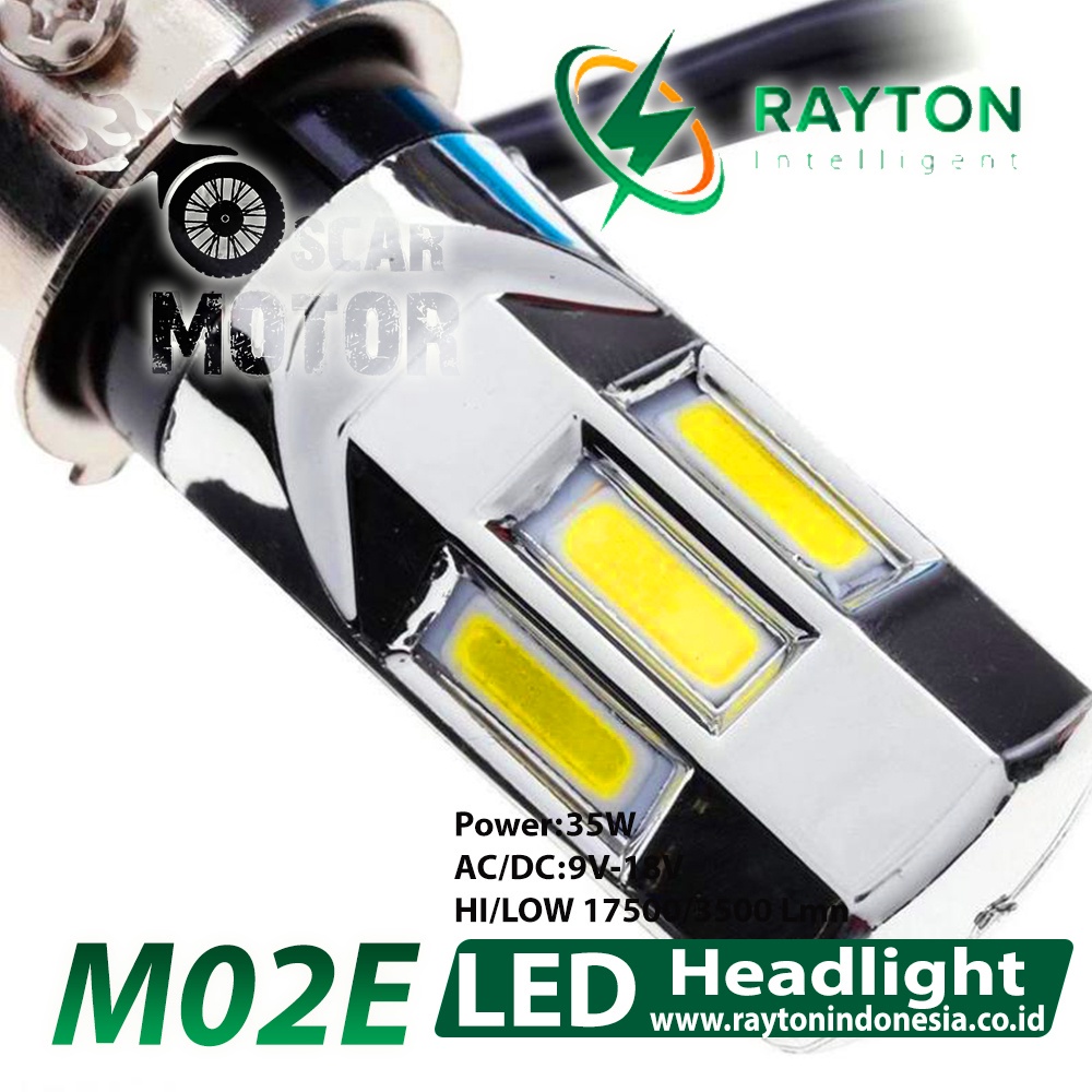 RTD LED LAMPU UTAMA HANDLAMP LED RTD M02E 6 SISI ORIGINAL motor motor