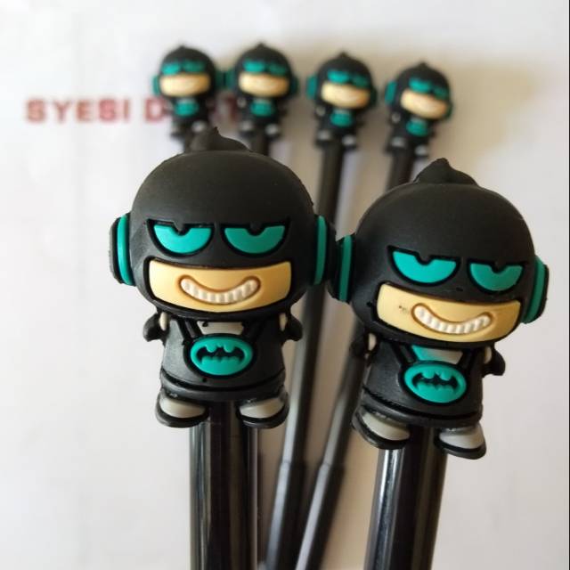 

Pulpen/Pen Gel Karakter Lucu Unik Batman Junior
