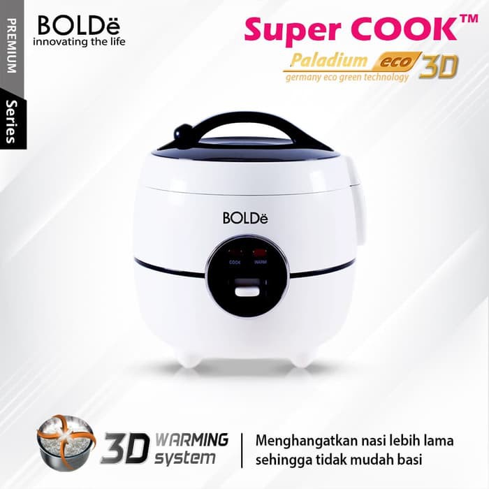 Super Cook 3D Palladium ECO Rice Cooker Model Elegant