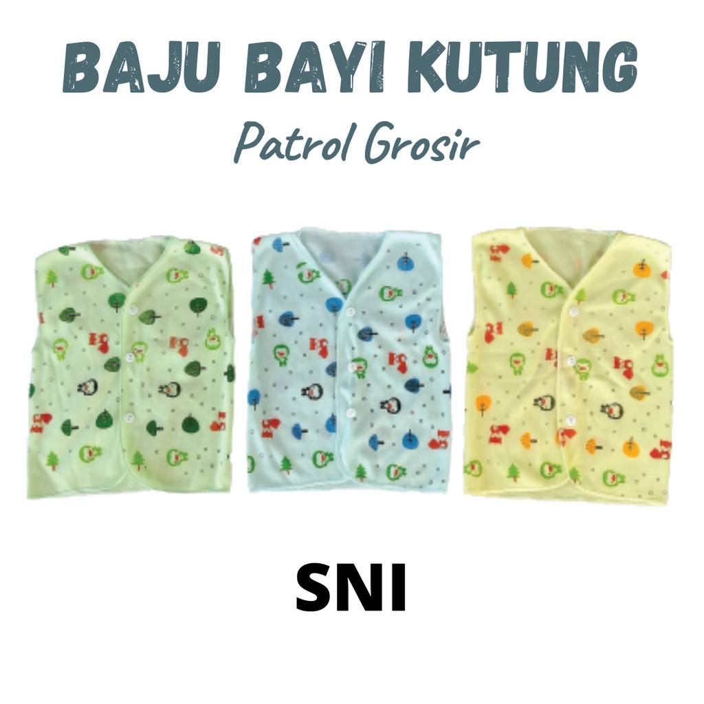 3 PCS Baju Bayi Kutung SNI New Born