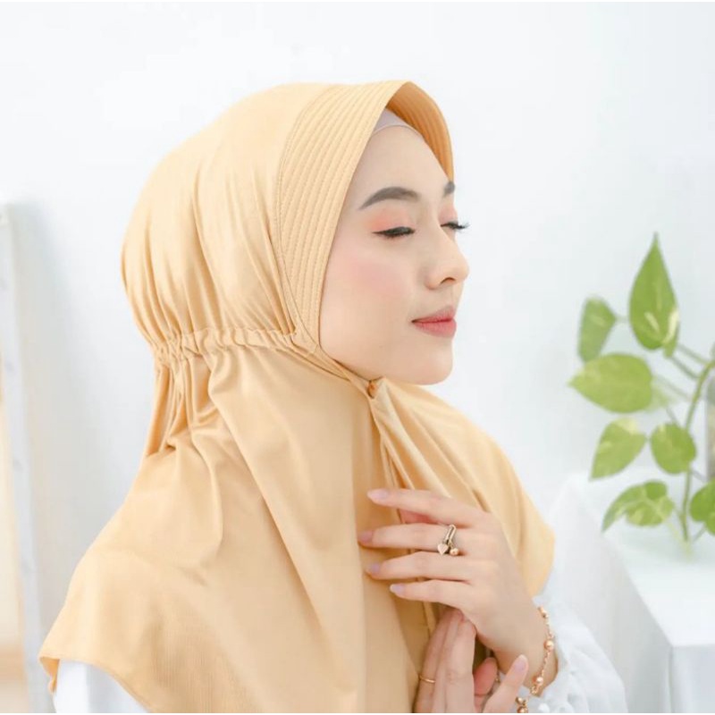 HIJAB SERUT ADIBA SPANDEX JERSEY PREMIUM