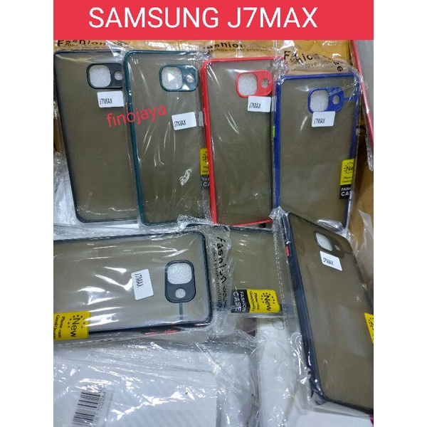 Case Aero My Choice Samsung J7 Max Silikon  Dove pelindung Camera