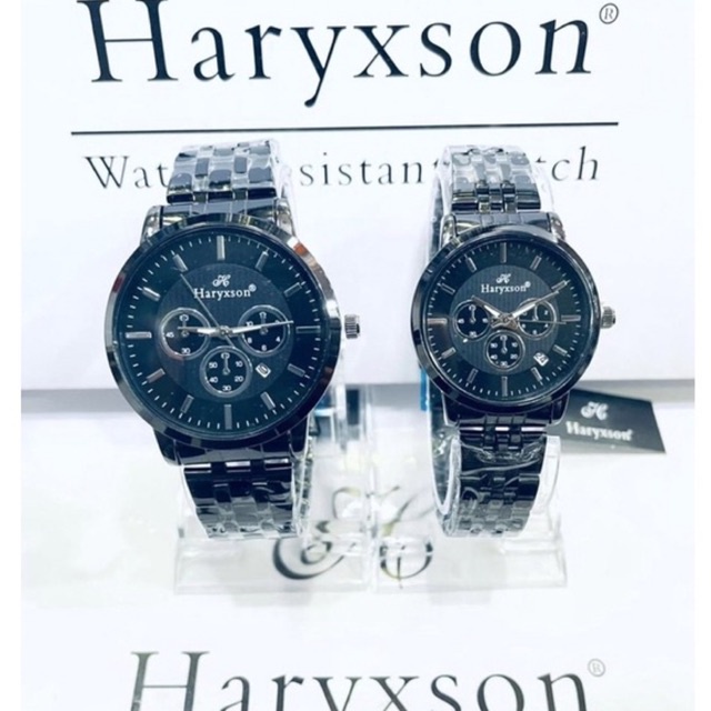 Jam Tangan Pria dan Wanita Haryxson Jam Tangan Elegan Original Rantai Stainless