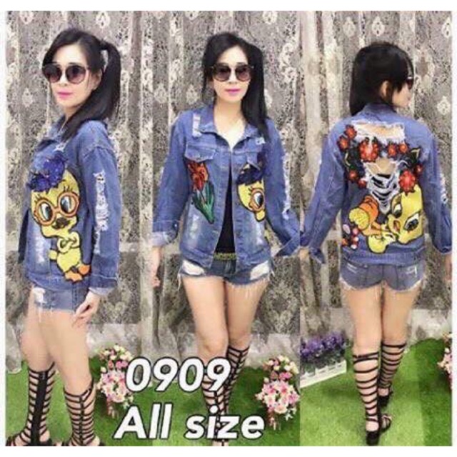 Jaket jeans / jacket tweety