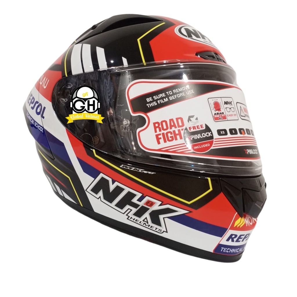 HELM NHK GP R TECH STREET MONLAU BLACK