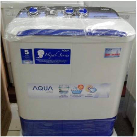 AQUA Mesin Cuci 2 Tabung 7 Kg QW-781XT Hijab Series 781XT GARANSI