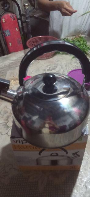 Teko Masak Pluit Kettle Stainless Fleco 3l 4l 5l [ Wajib Order Bubble ]