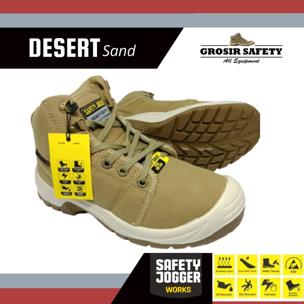 Sepatu Safety Jogger Desert Sand S1P
