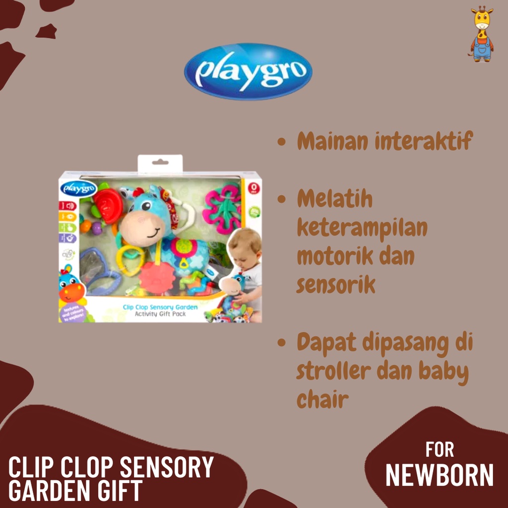 Playgro Clip Clop Sensory Garden Gift