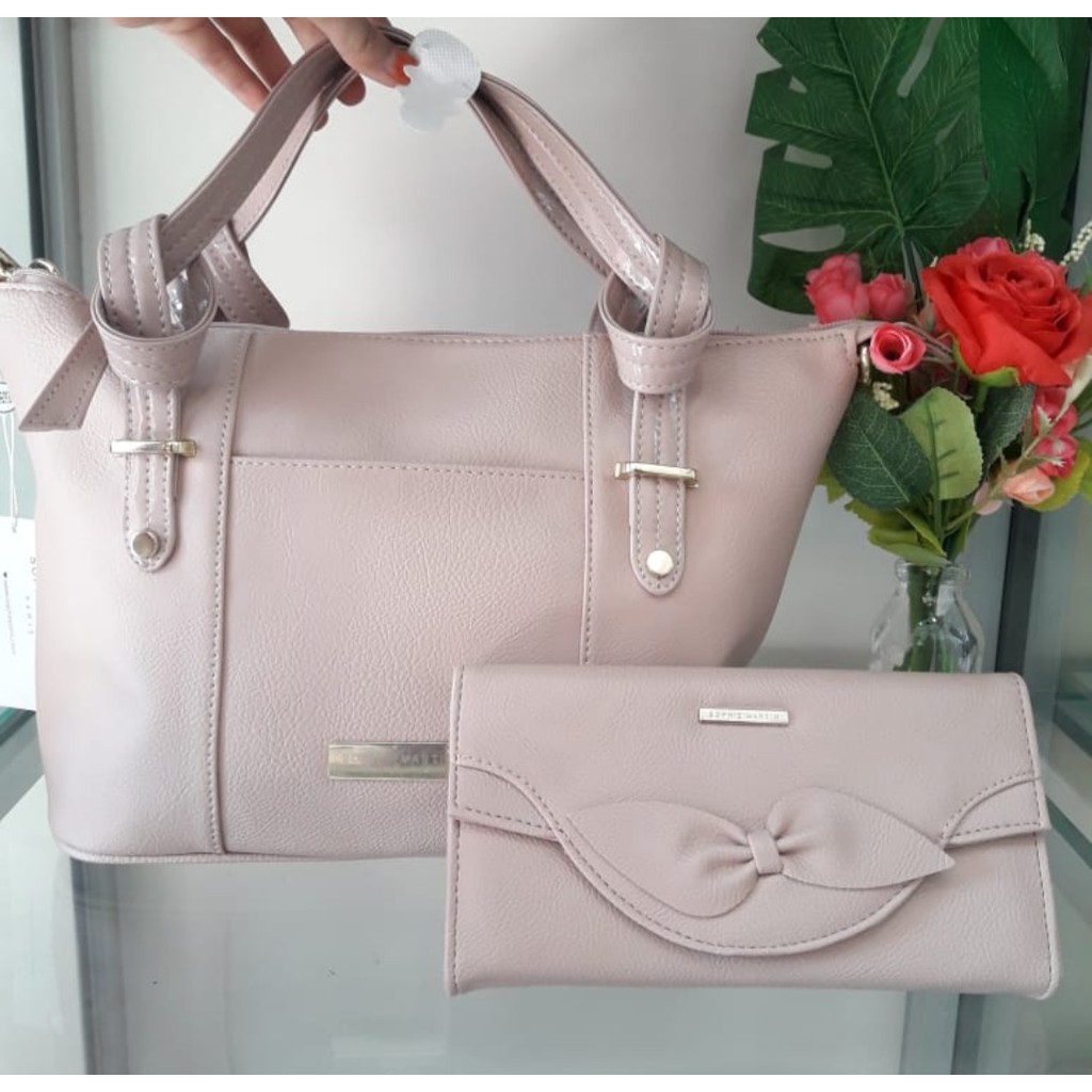 Tas Sophie Martin dan selempang Shoulder bag Tas Murah Tas Promo Tas Import Sepaket tas dan dompet