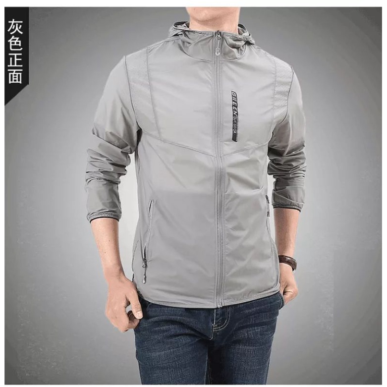 Jaket Olahraga Unisex Parasut Ringan untuk Pria dan Wanita - Running, Jogging, All Size