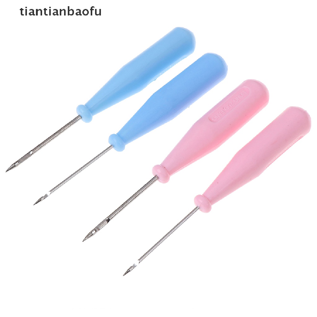 [tiantianbaofu] Steel Stitcher Sewing Awl Shoes Hole Hook DIY Leather Tool Shoe Repair Needles Boutique