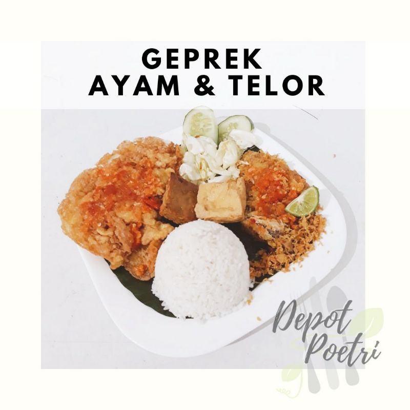 

GEPREK AYAM & TELOR