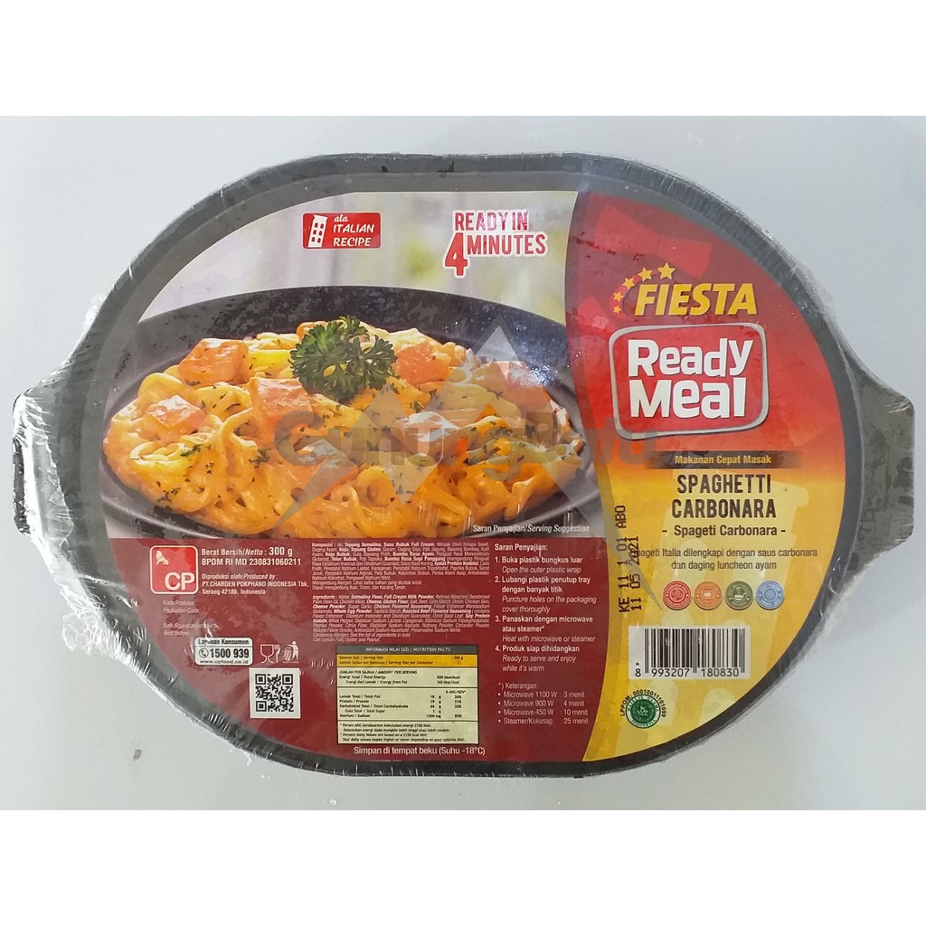 

FIESTA READY MEAL SPAGHETTI CARBONARA 300 GRAM