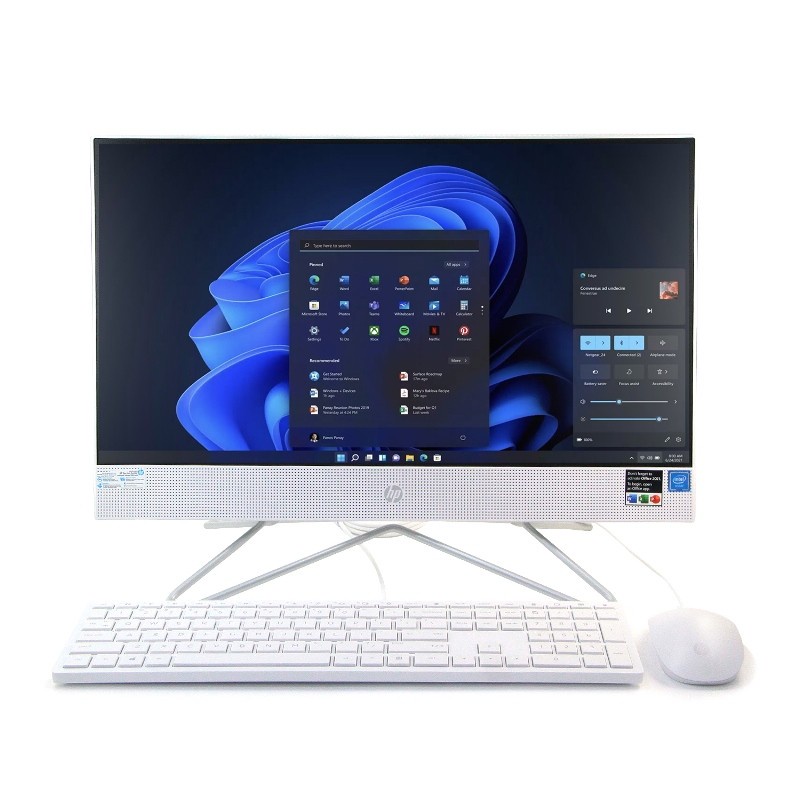 PROMO PC All in One HP 22-df0145d LAYAR 21.5inch Win 11 ORI+OHS (GARANSI RESMI)