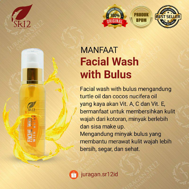 PAKET JOINT MARKETER - MINYAK BULUS SR12 SABUN BULUS SR12 FACIAL WASH BULUS SR12