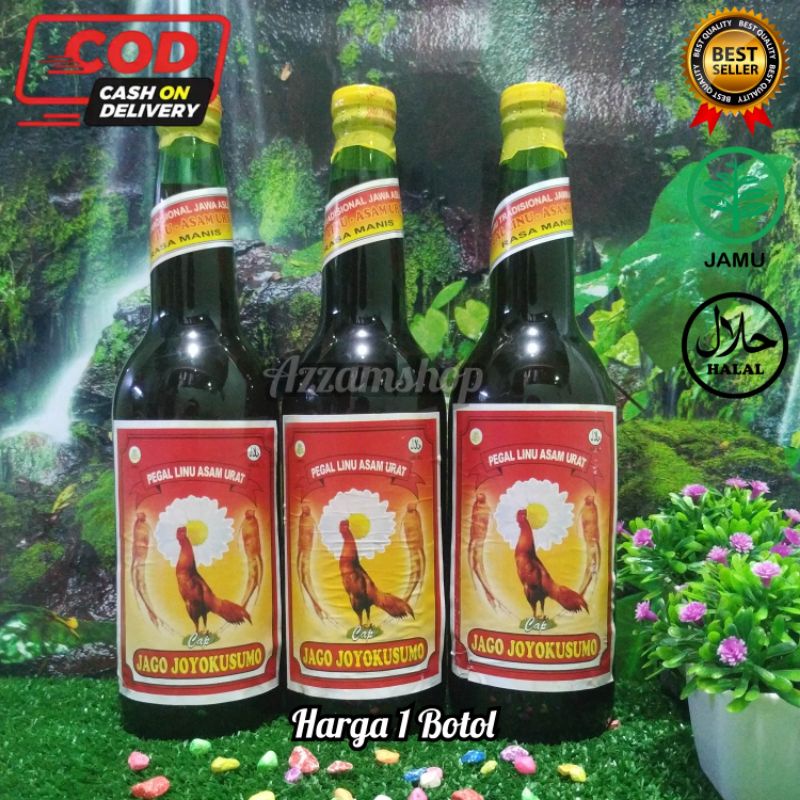 

Jamu pegal linu asam urat nyeri sendi rematik cap jago joyo kusumo joyokusumo 600ml