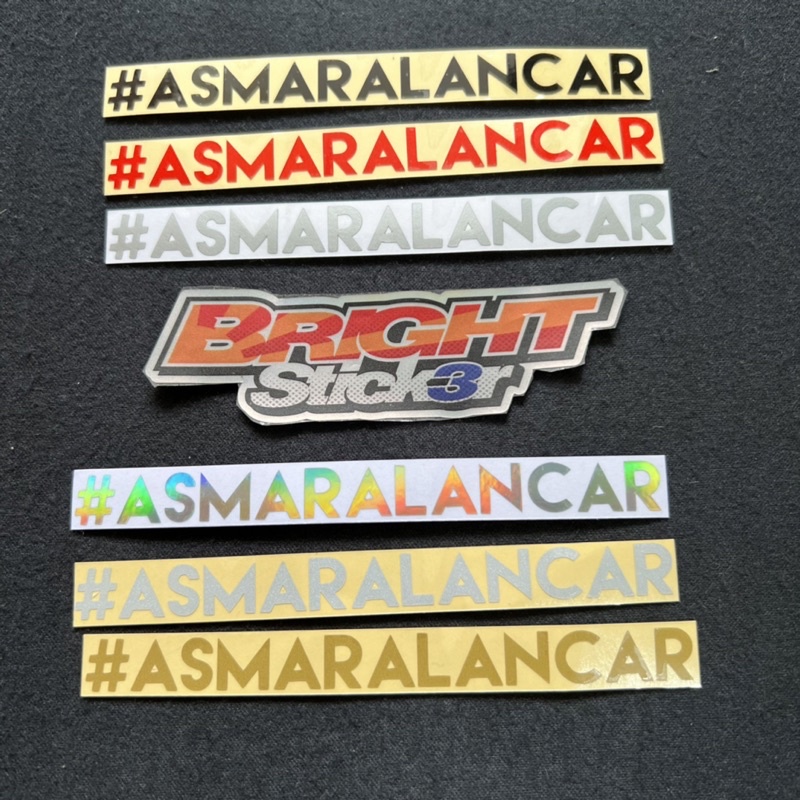 STICKER STIKER ASMARALANCAR ASMARA LANCAR CUTTING