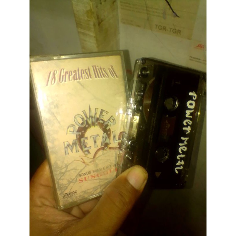 kaset power metal 18 greatest jamrud boomerang elpamas god bless nike ardilla gong 2000