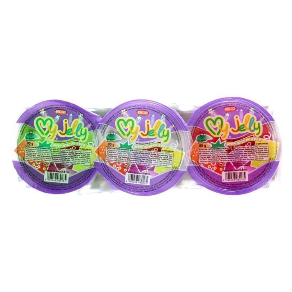 

Wong Coco My Jelly Nata De Coco 3 X 80Gr