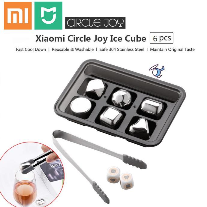 Xiaomi Mijia Circle Joy Es Batu Pendingin Minuman Stainless Ice Cube