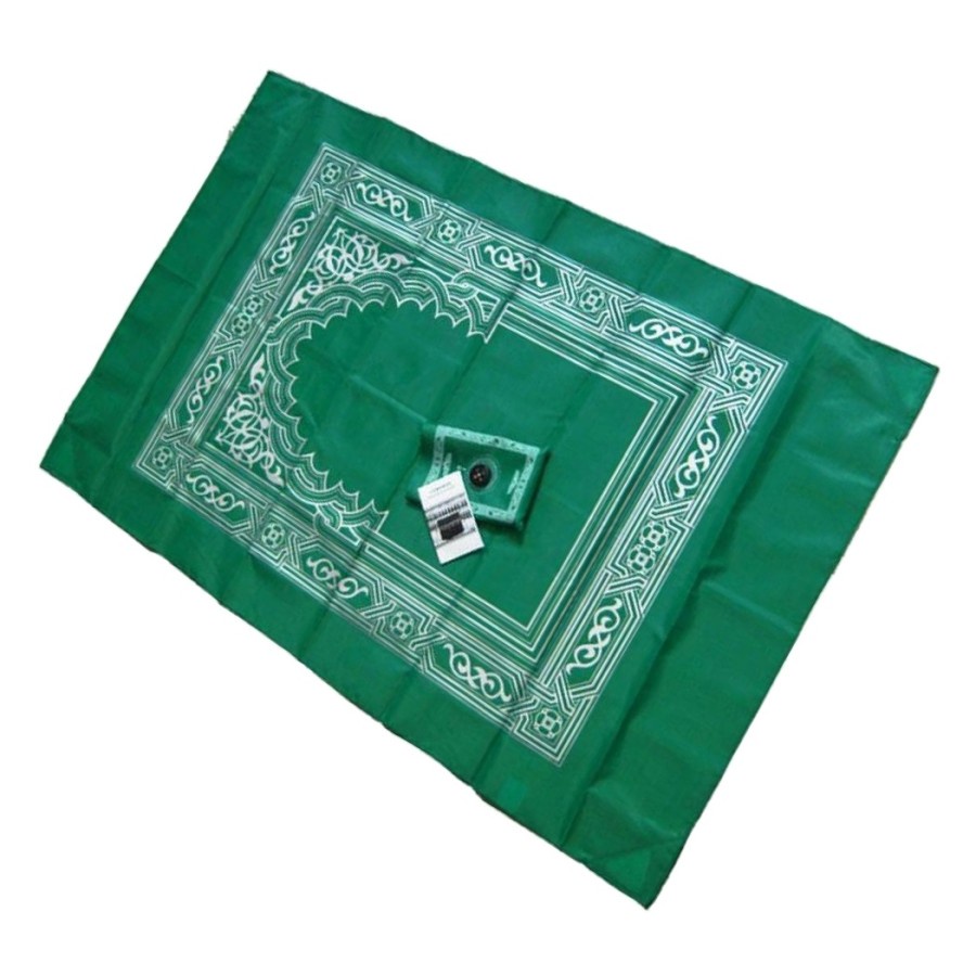 Sajadah Lipat Kompas Tas Souvenir ibadah Haji islam umroh travel travel portable foldable sembahyang