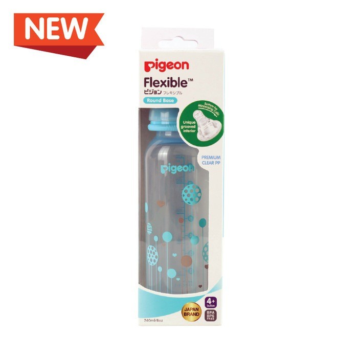 PIGEON Botol Susu PP Clear RP 240ml Standard Neck baby bottle Botol Dot Feeding Bottle