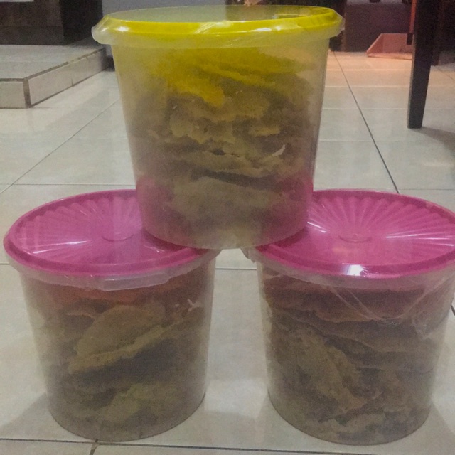 

Peyek Teri/Kacang Toples Ukuran 5L