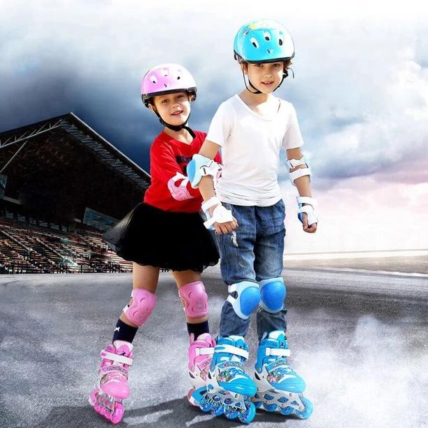 Sepatu Roda Anak Perempuan Murah Lengkap Deker dan Helm