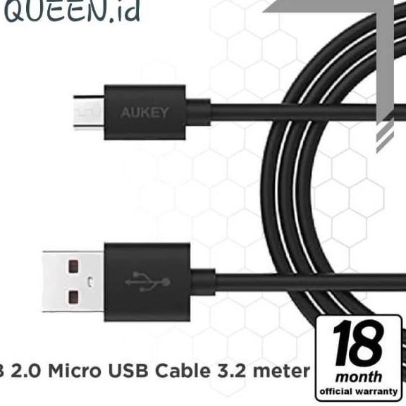 9RP AUKEY CB-D11 MICRO USB 3.2M / Kabel data 3M aukey Original / Micro USB 3M / AUKEY CB D11 Laris