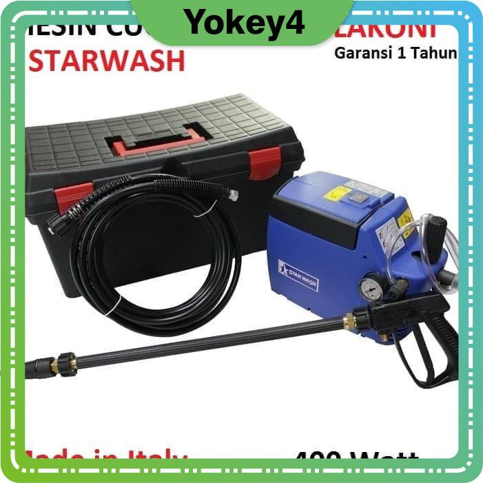 A09 Jet Cleaner Mesin Steam Alat Cuci Motor Mobi AC Lakoni StarWash 35 Bar 400 Watt Garansi Resmi