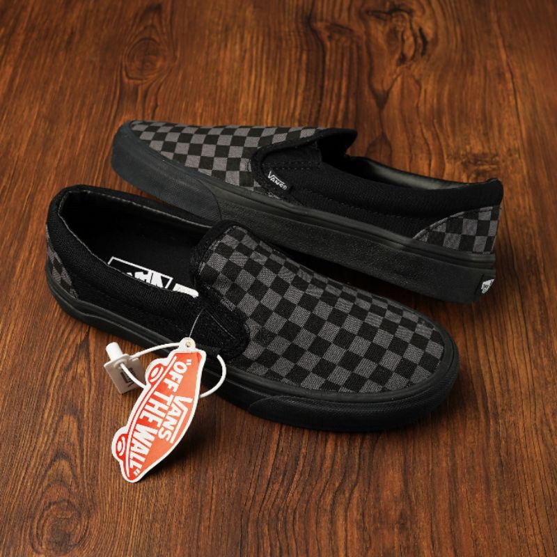 Vans Slip On Checkerboard Mono Black