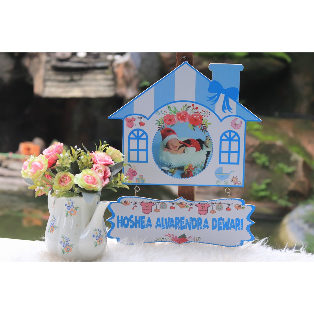 Walldecor shabby chic custom, papan nomor rumah shabbychic, papan nama rumah shabby, poster shabby