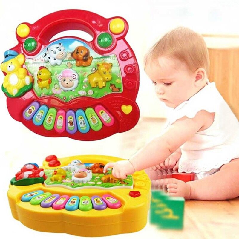 mainan piano anak motif snail