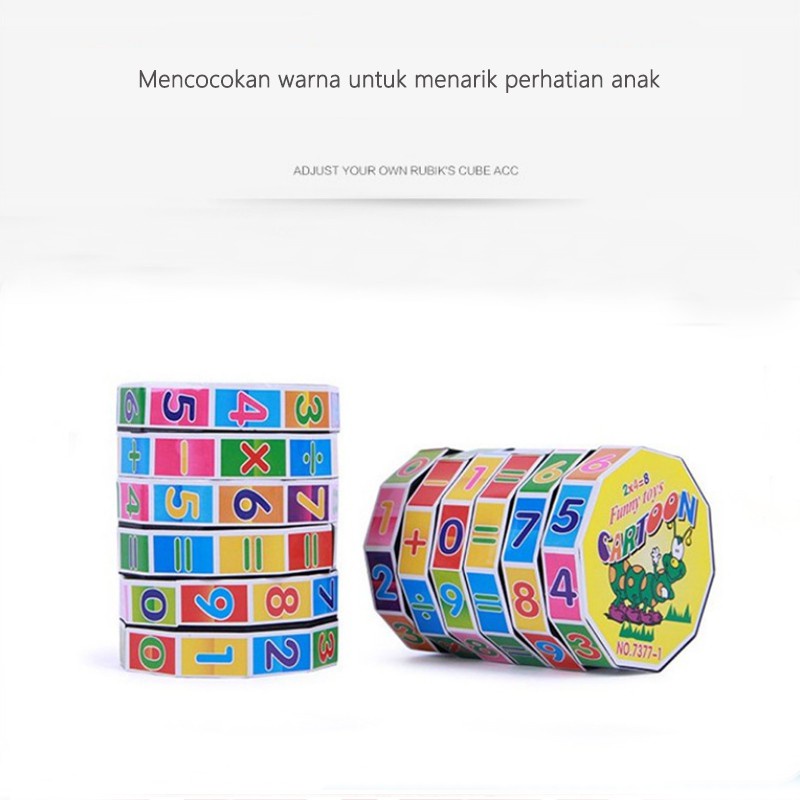 Mainan Edukasi Anak Rubik Kubus digital/Puzzle Belajar Matematika Dan Berhitung/ C54