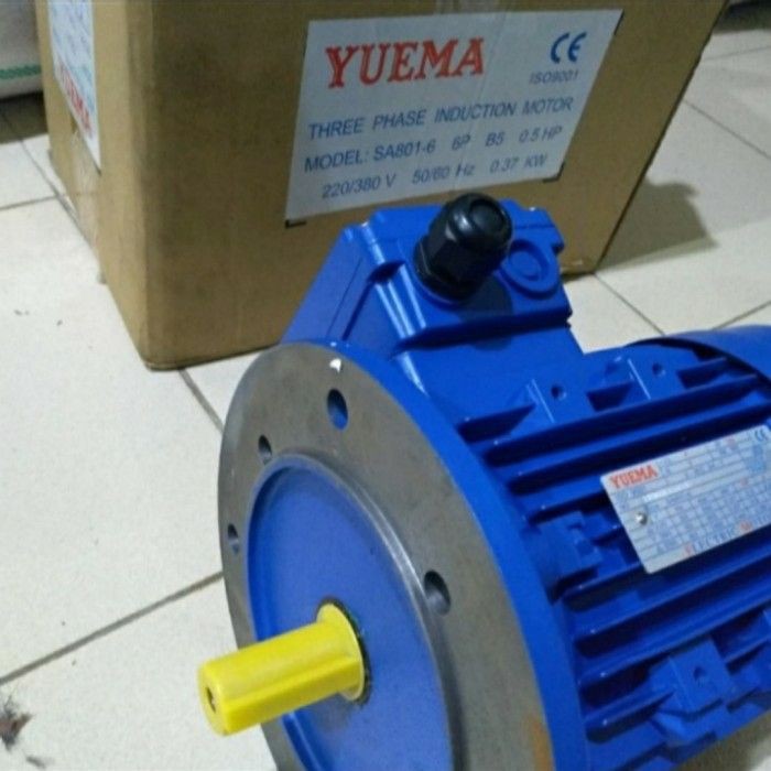 (B2T) dinamo pengerak electro motor 1.5kw/2hp/6pole/1000rpm/B5