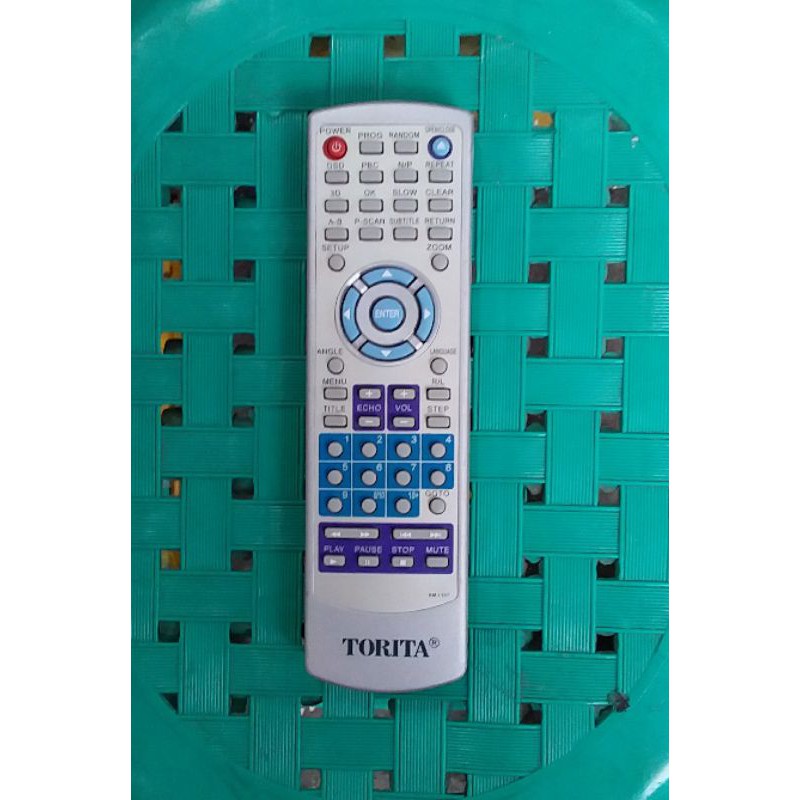 REMOTE DVD PLAYER TORITA SERI KM-228 ORIGINAL