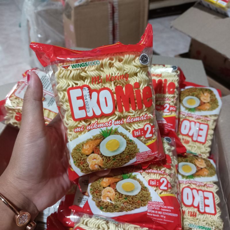 Mie kering Ekomie isi 2pcs 120gr