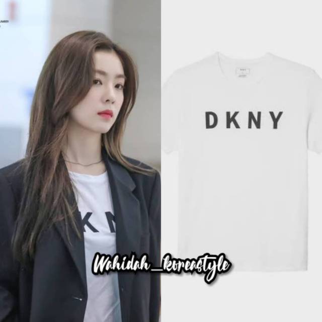 Baju Tshirt Irene Red Velvet "DKNY" Baju Idol Kpop Fashion