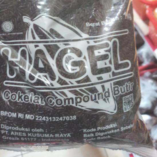 

◌ meses hagel coklat compound butir 1kg ➧