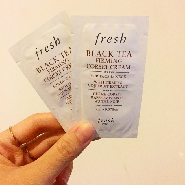 fresh black tea moisturizer