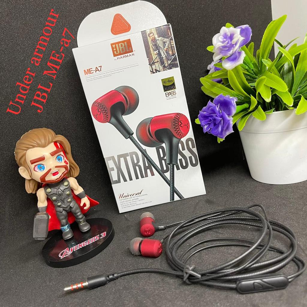 Handsfree Earphone JB-06 Pure Bass Original Hi-Res Sound For 3.5mm Jack Headset Extra Bass With Mic [MPG]