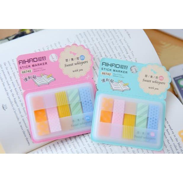 

BEST SELLER Kertas Pembatas Buku Mini Sticky Note Stick Markerrr TERJAMIN