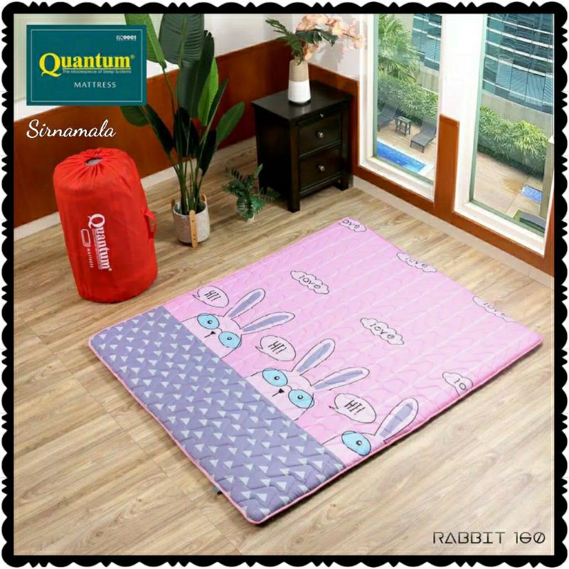 KASUR GULUNG QUANTUM UK. 100 CM / 160 CM / KASUR LIPAT FLAMINGO