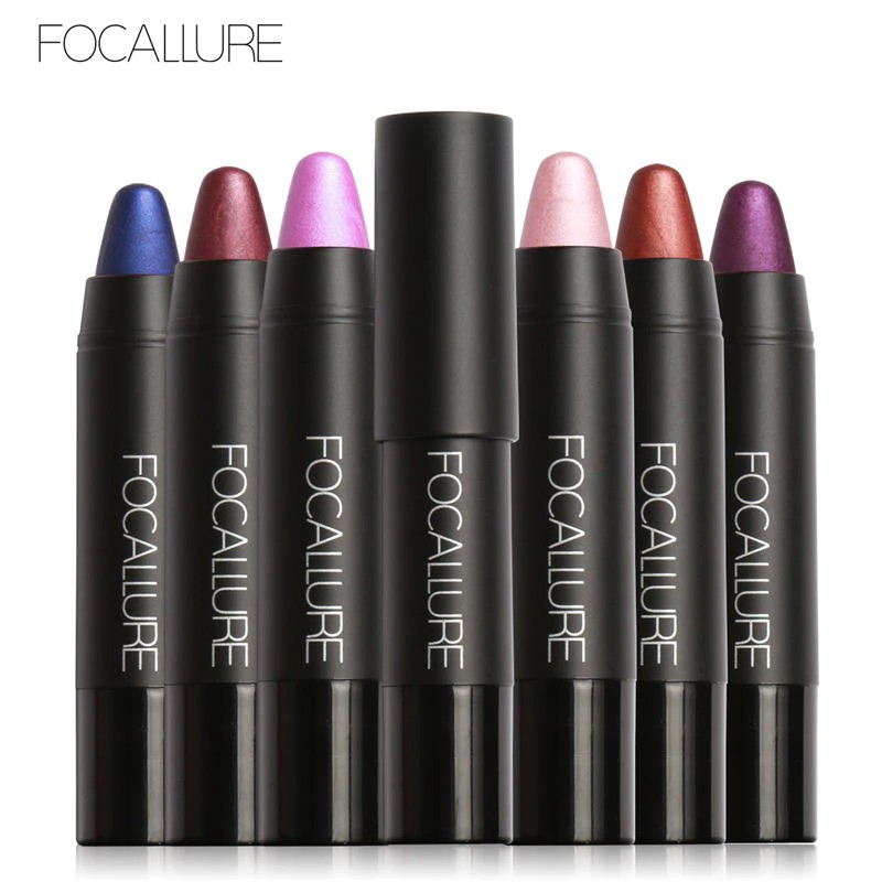 Focallure Merek Makeup Lipstik 8 Warna Matte Pigmen Metalik Lipstik Tahan Air Tahan Lama Matte