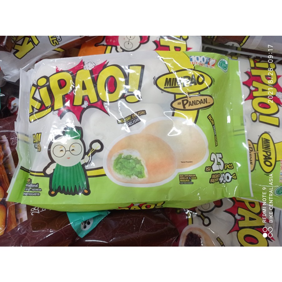 

KIPAO MINIPAO ISI PANDAN - 25PCS