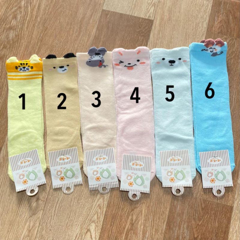 Kaos kaki baby panjang untuk 0-8 bulan