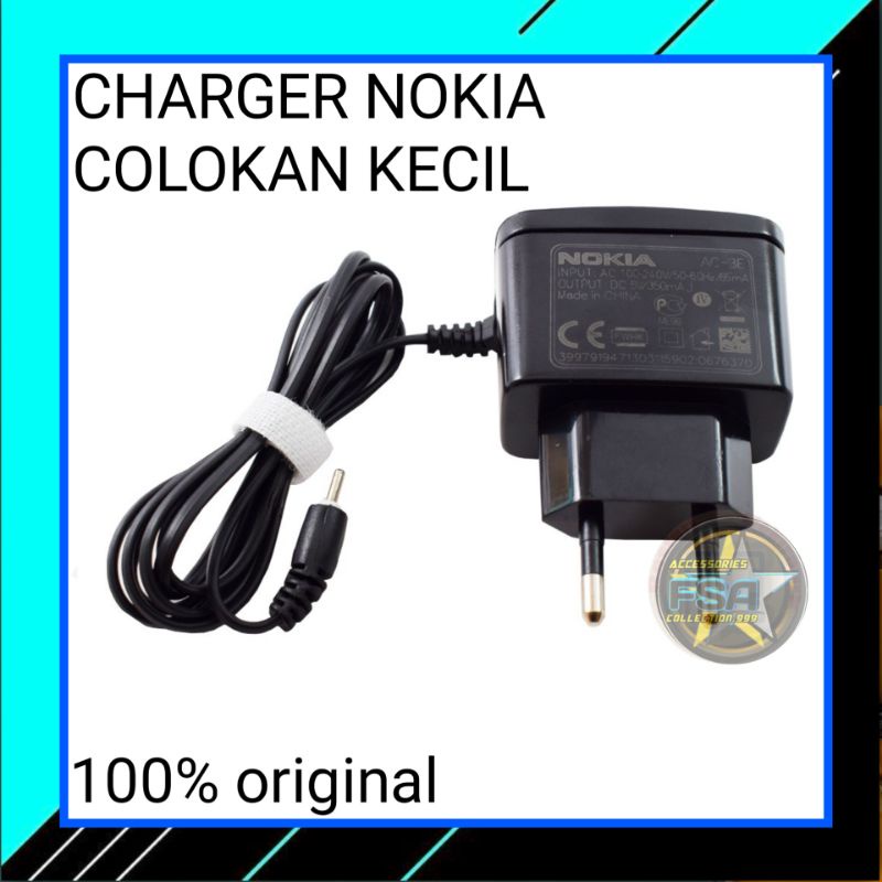 Charger/cas Nokia colokan kecil original Product high quality