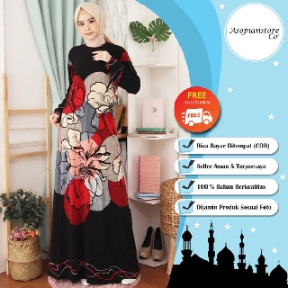  BAJU  GAMIS  WANITA  JUMBO  TERBARU LEMONSKIN SYAR I PREMIUM 